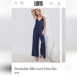 Washable Silk Cami Pant Set